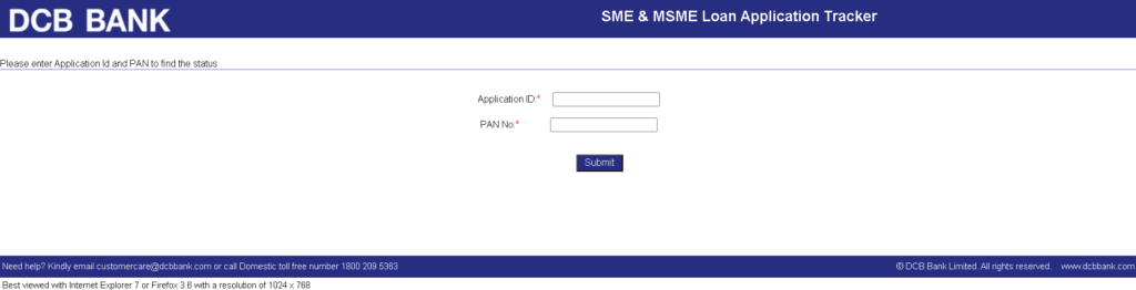 DCB Bank Loan Status Check: Track Your DCB Bank Loan Status in Just One Click DCB Bank Loan Status Check Step 3
