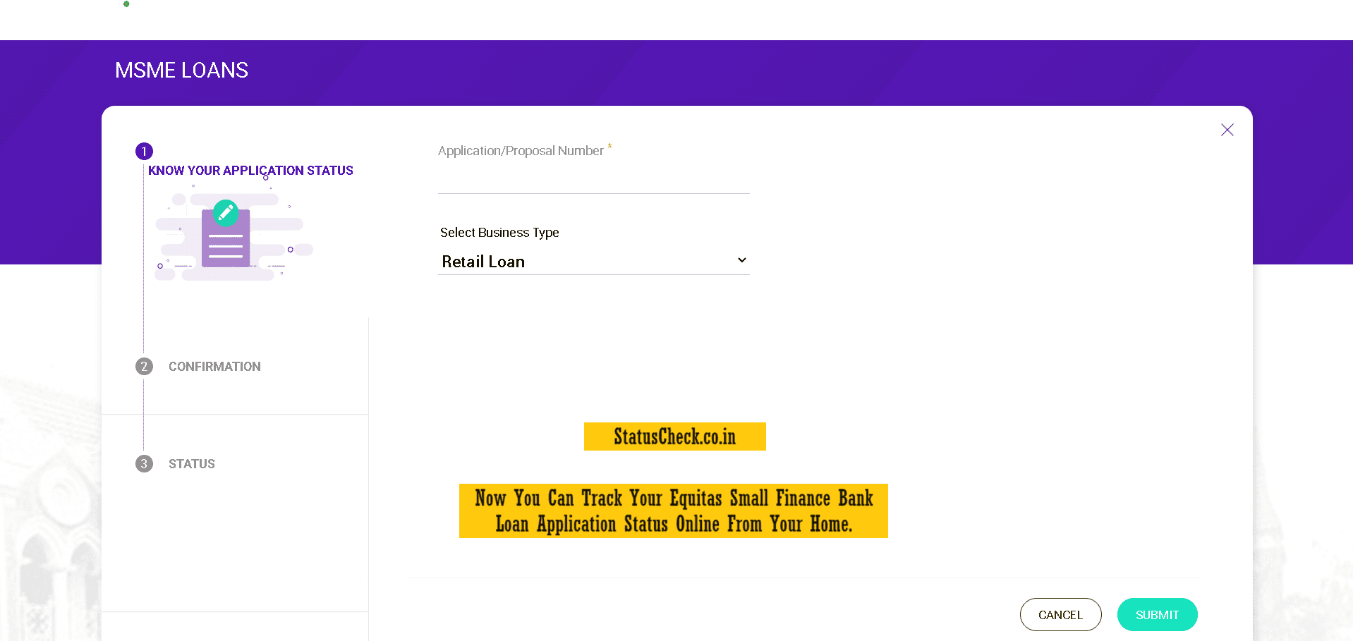 Equitas Bank Loan Status: Track Your Equitas Bank Loan Application Status Online in One Click Equitas Bank Loan Status: Track Your Equitas Bank Loan Application Status Online in One Click